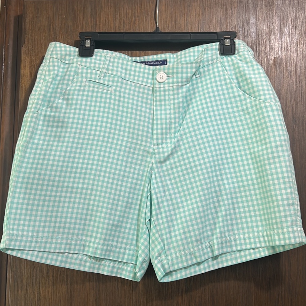 NWT Columbia Mint Green Gingham Women’s Shorts